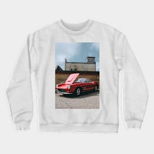 Vintage Italian Sportscar Print Crewneck Sweatshirt